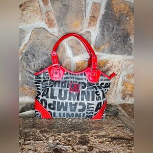 Valang alabama red and black Bag